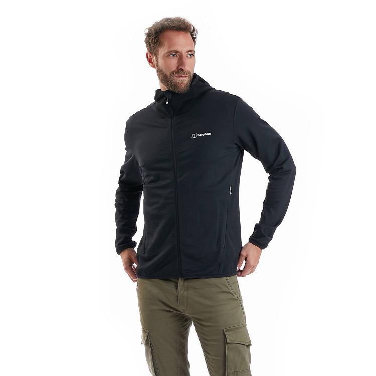 Pánska Fleece Berghaus Keppla Čierne Slovensko 6234JTWIN